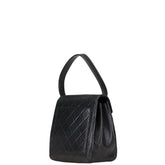 シャネル マトラッセ ココマーク ハンドバッグ トートバッグ ブラック ラムスキン レディース CHANEL 【中古】